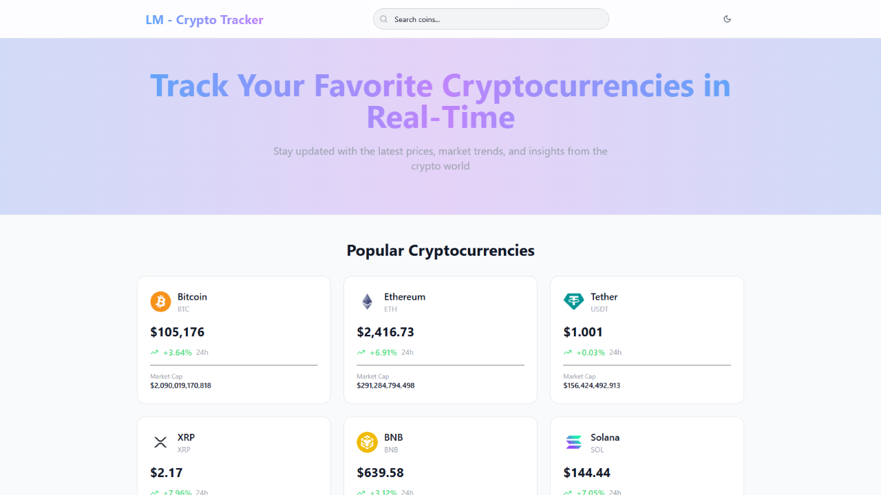 ETL Crypto Tracker - Image 1